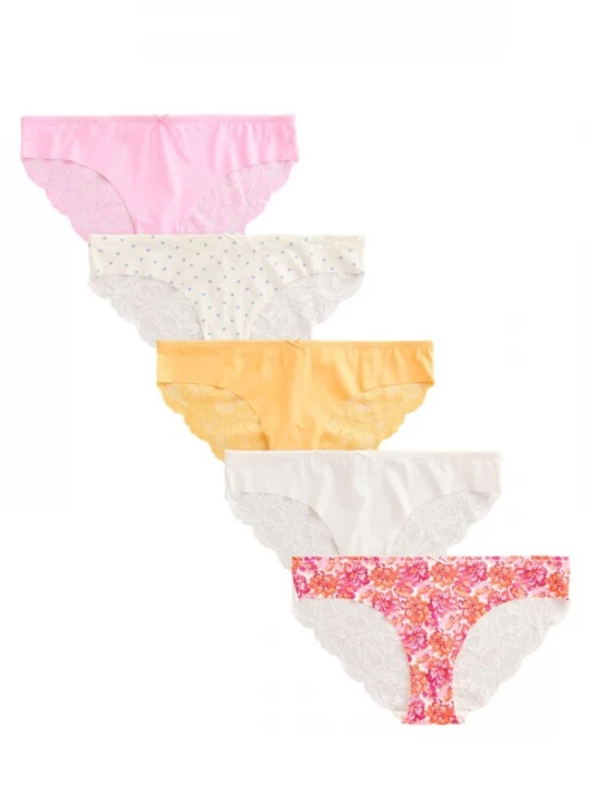 Foto van product Next Slip geel / rosa / pitaja roze / wit