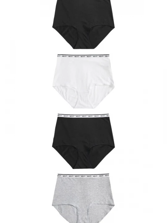 Foto van product Next Slip grijs gemêleerd / zwart / wit