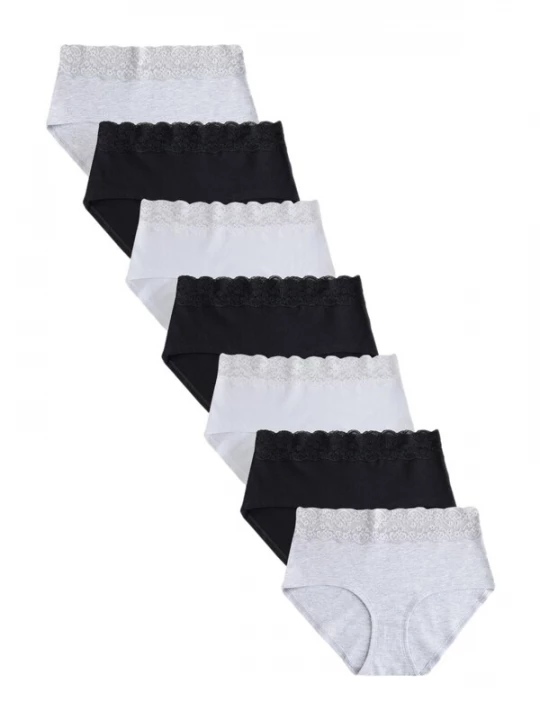 Foto van product Next Slip grijs gemêleerd / zwart / wit