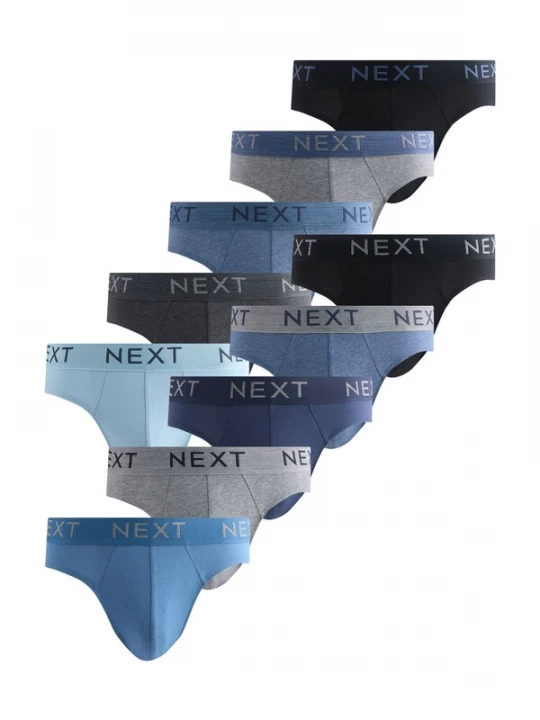 Foto van product Next Slip hemelsblauw / lichtblauw / donkerblauw / blauw gemêleerd / donkergrijs / grijs gemêleerd / zwart
