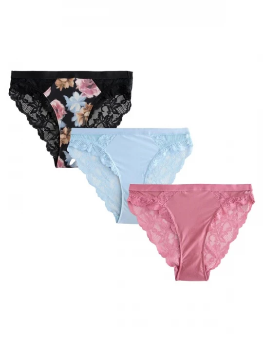 Foto van product Next Slip lichtblauw / karamel / pink / zwart