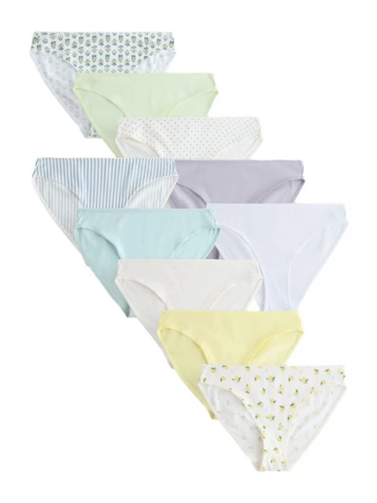 Foto van product Next Slip lichtblauw / lichtgeel / pastelgroen / lavendel / wit