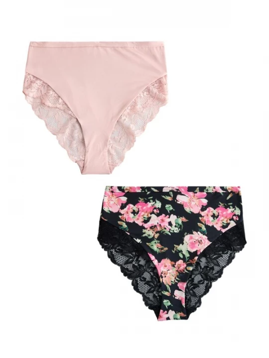 Foto van product Next Slip lichtbruin / pastelgroen / rosa / zwart