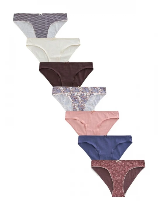 Foto van product Next Slip nachtblauw / donkerbruin / rosé / offwhite