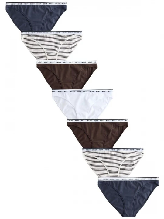 Foto van product Next Slip navy / chocoladebruin / wit