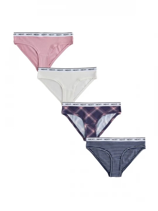 Foto van product Next Slip navy / donkerlila / rosa / natuurwit