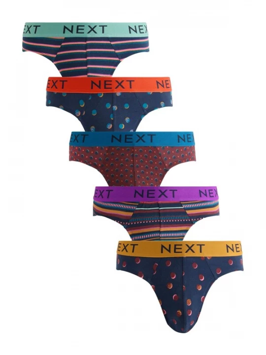 Foto van product Next Slip navy / geel / rood / zwart