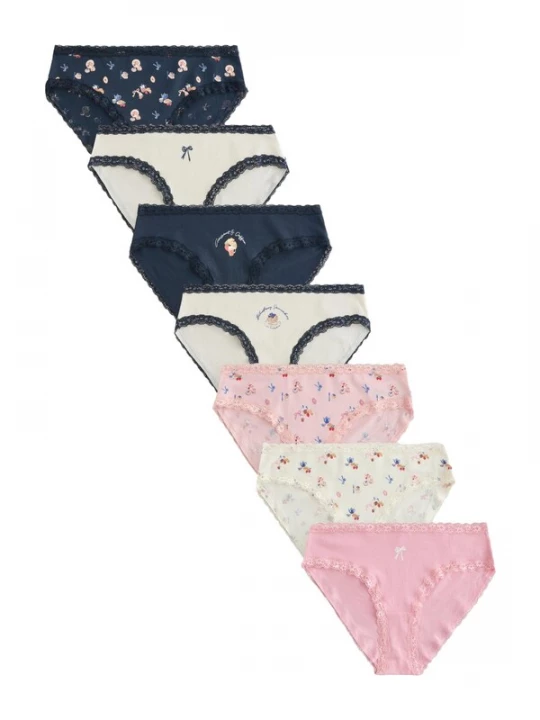 Foto van product Next Slip navy / rosa / lichtroze / wit