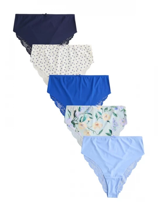 Foto van product Next Slip navy / royal blue / koningsblauw / lichtblauw / pastelgroen / wit
