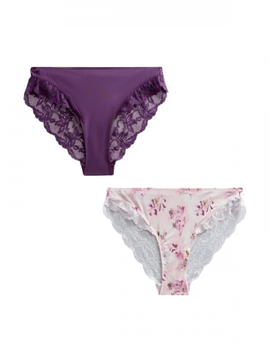 Foto van product Next Slip olijfgroen / lila / pastelroze / lichtroze