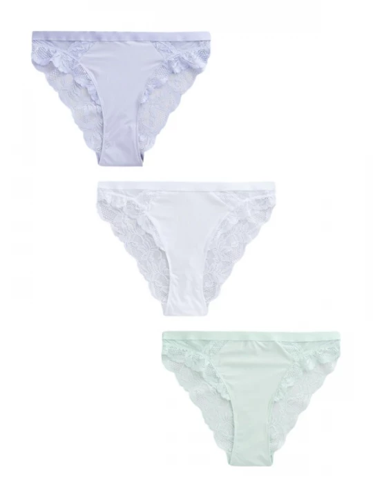 Foto van product Next Slip pastelgroen / lichtlila / wit