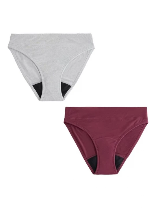 Foto van product Next Slip 'Ultimate Comfort' grijs gemêleerd / braam