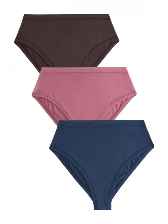 Foto van product Next Slip 'Ultimate Comfort' navy / chocoladebruin / oudroze