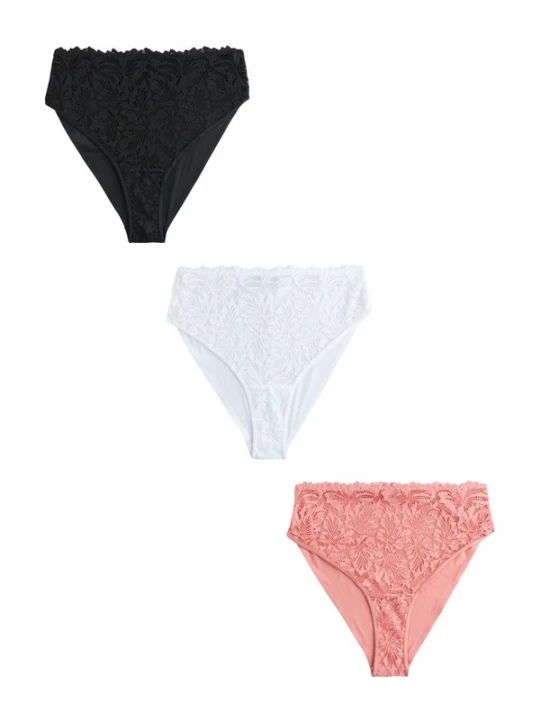Foto van product Next Slip zalm roze / zwart / wit