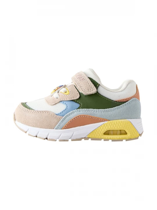 Foto van product Next Sneakers beige / lichtblauw / groen / wit