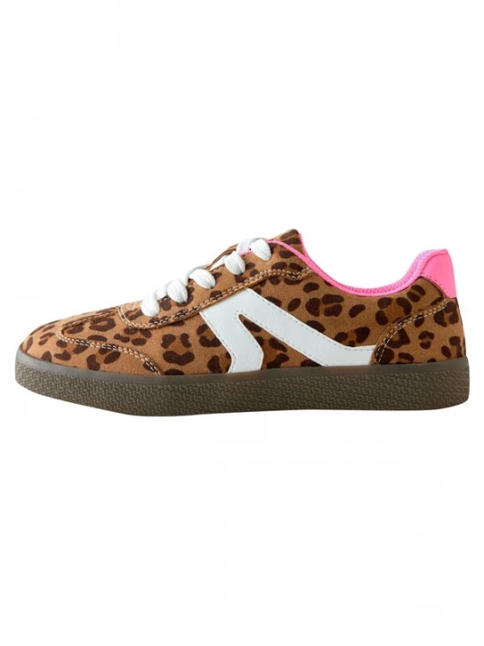 Foto van product Next Sneakers karamel / donkerbruin / neonroze / wit