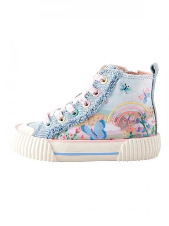 Foto van product Next Sneakers lichtblauw / limoen / lichtgroen / pink