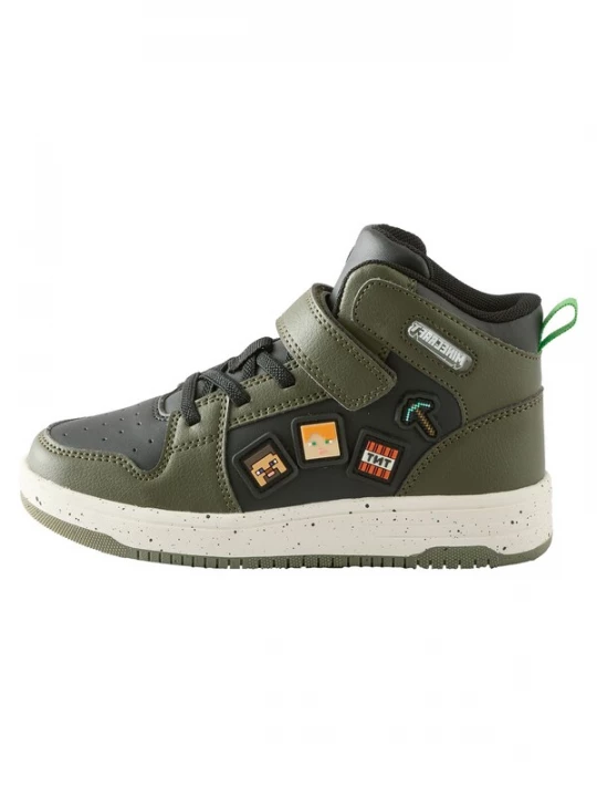 Foto van product Next Sneakers 'Minecraft' kaki / oranje / zwart
