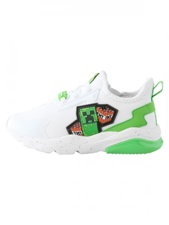 Foto van product Next Sneakers 'Minecraft' kiwi / oranje / zwart / wit