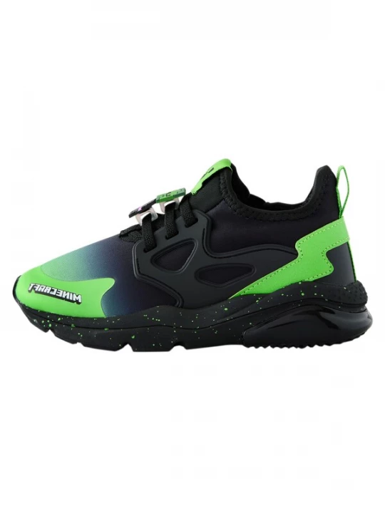 Foto van product Next Sneakers 'Minecraft' nachtblauw / neongroen / zwart