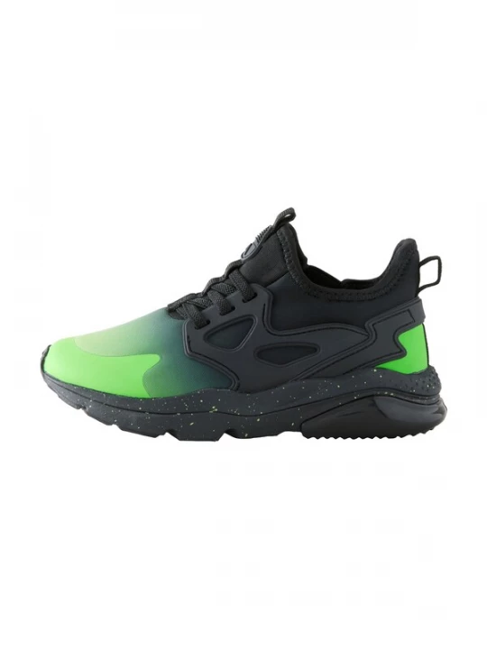 Foto van product Next Sneakers neongroen / zwart