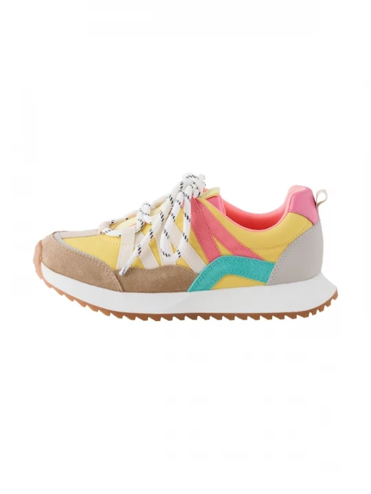 Foto van product Next Sneakers turquoise / lichtbruin / geel / oudroze