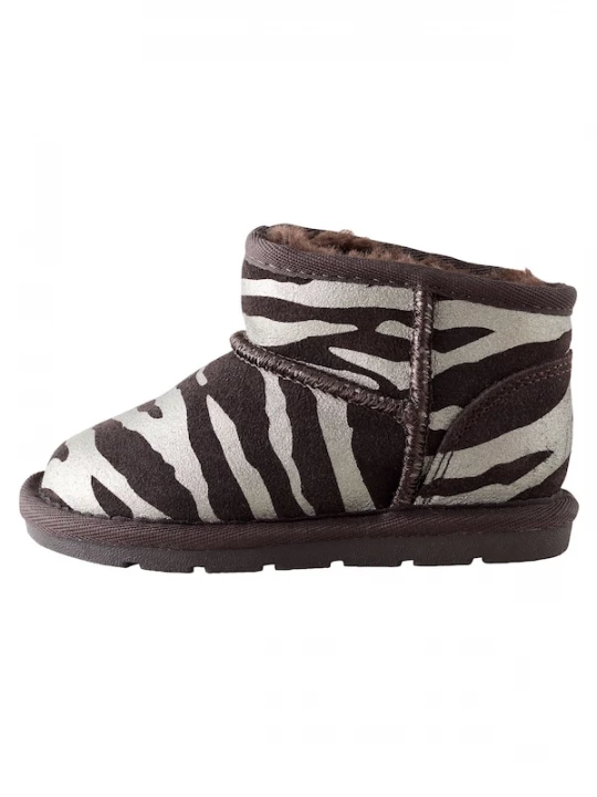 Foto van product Next Snowboots donkerbruin / zilver