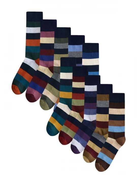 Foto van product Next Sokken beige / blauw / geel / grijs / groen / oranje
