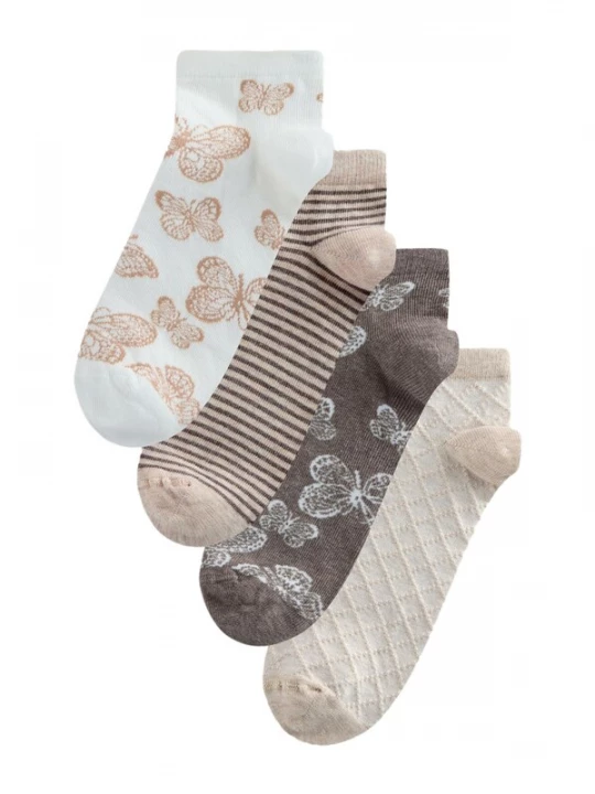 Foto van product Next Sokken beige / bruin / wit
