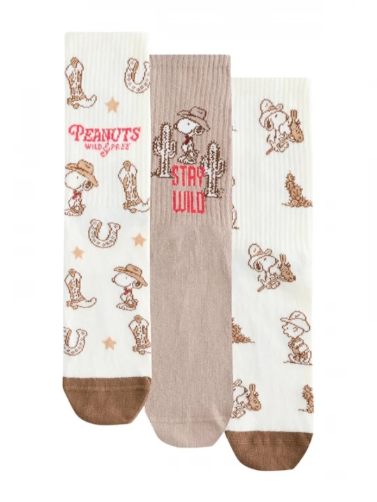Foto van product Next Sokken beige / ecru / bruin / rood