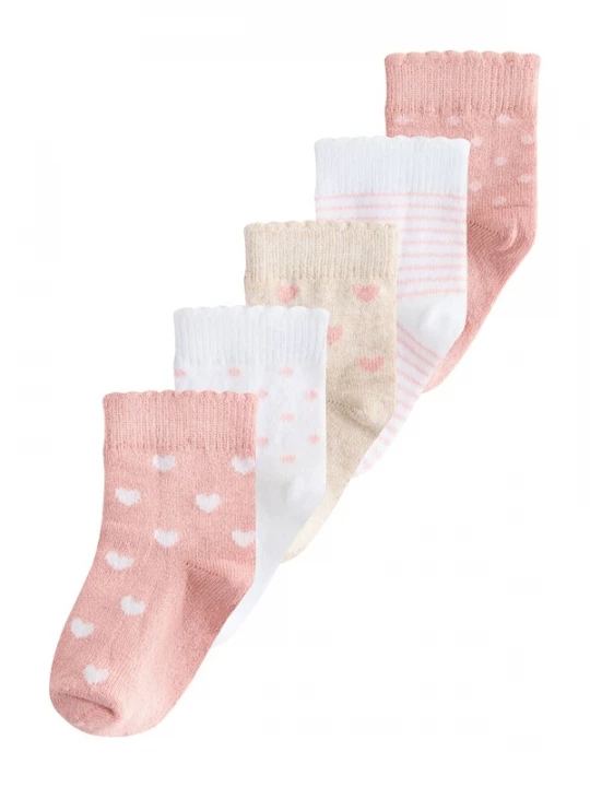 Foto van product Next Sokken beige gemêleerd / rosa / pitaja roze / wit