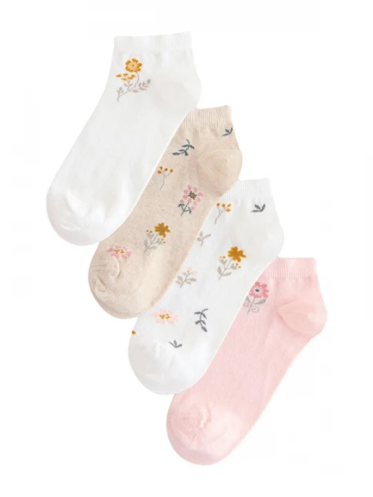 Foto van product Next Sokken beige / jade groen / rosé / wit