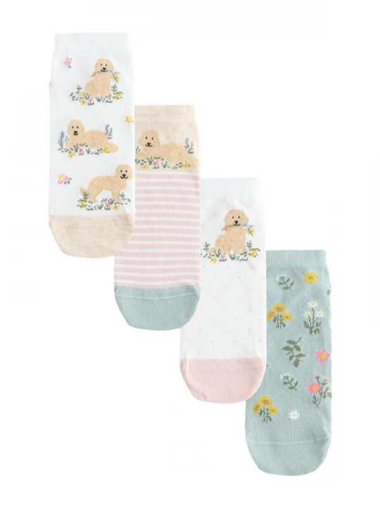 Foto van product Next Sokken beige / mintgroen / pastelroze / wit