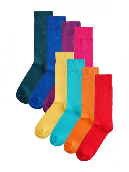 Foto van product Next Sokken blauw / aqua / geel / spar / lila / oranje / pink / rood