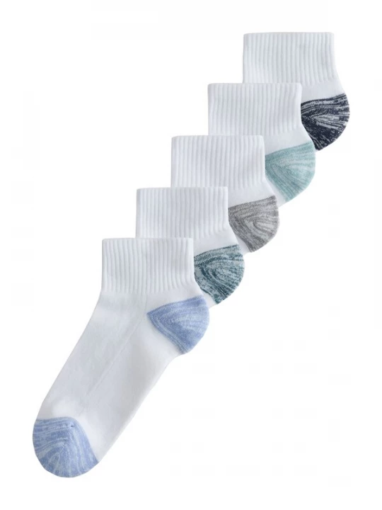 Foto van product Next Sokken blauw gemêleerd / grijs gemêleerd / zwart gemêleerd / wit