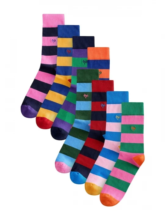 Foto van product Next Sokken blauw / groen / rosa / rood