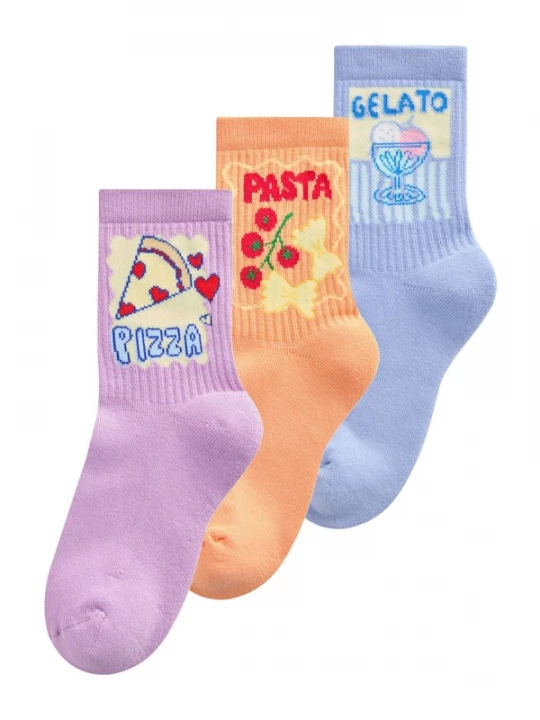 Foto van product Next Sokken blauw / lila / oranje