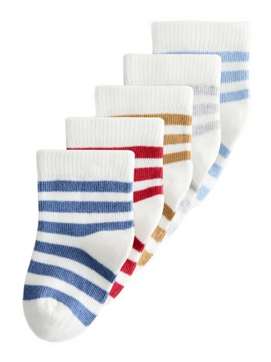 Foto van product Next Sokken blauw / mosterd / rood / offwhite