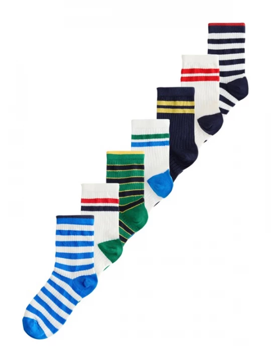 Foto van product Next Sokken blauw / nachtblauw / groen / wit