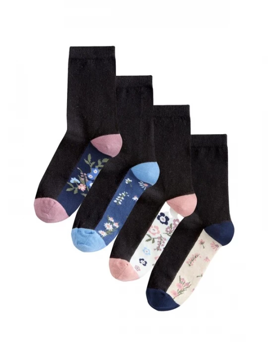 Foto van product Next Sokken blauw / pink / zwart / wit