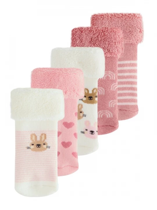 Foto van product Next Sokken bruin / pink / rosa / wit