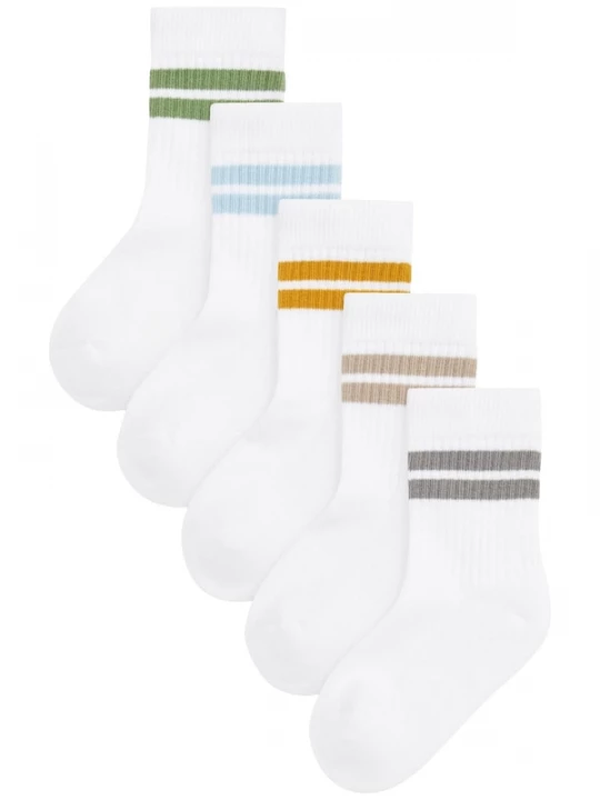 Foto van product Next Sokken duifblauw / safraan / groen / wit