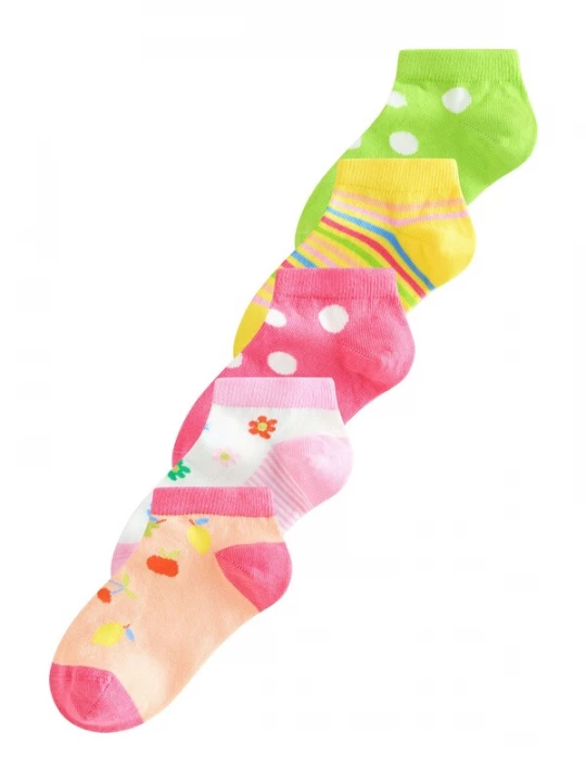 Foto van product Next Sokken geel / appel / lichtoranje / pink / wit