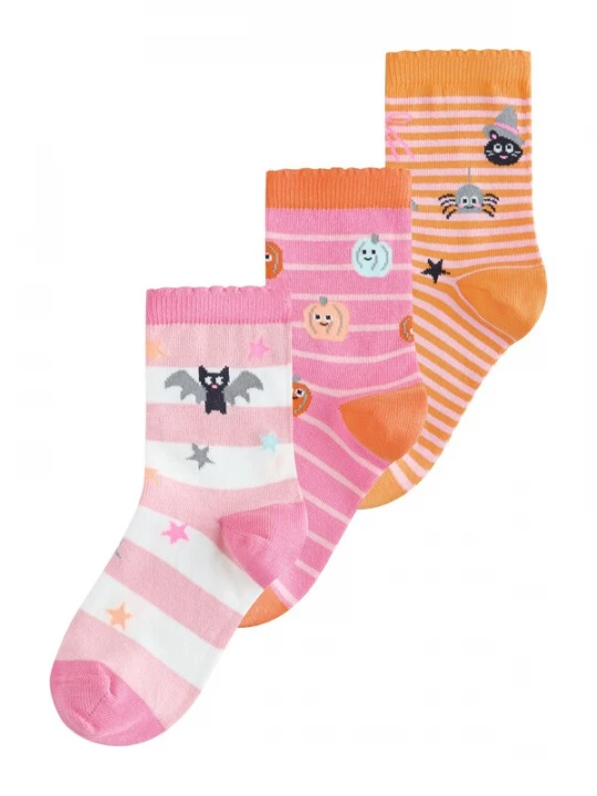Foto van product Next Sokken 'Halloween' donkeroranje / pink / rosa / zwart