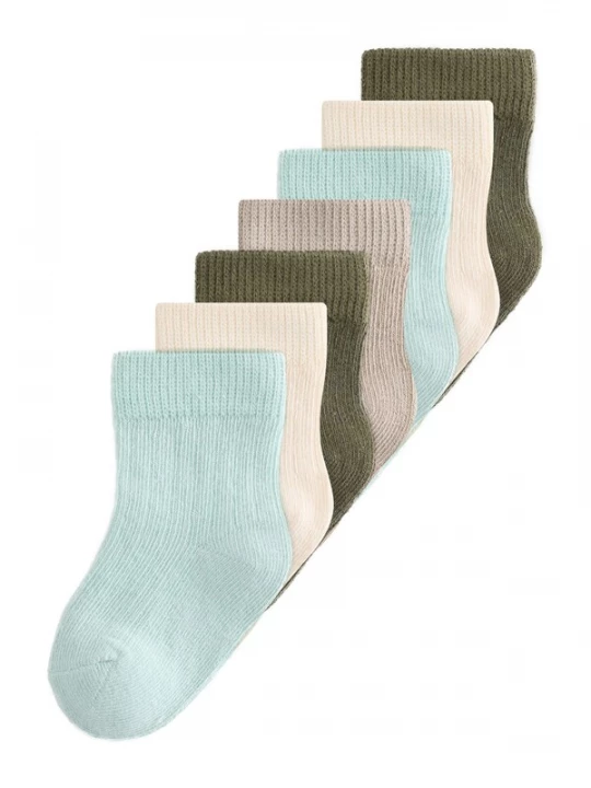 Foto van product Next Sokken lichtbeige / donkerbeige / pastelblauw / olijfgroen