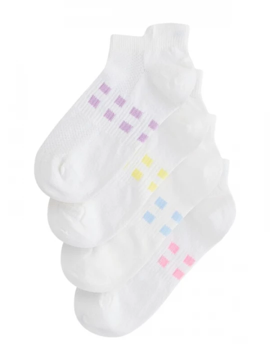 Foto van product Next Sokken lichtblauw / geel / lila / wit