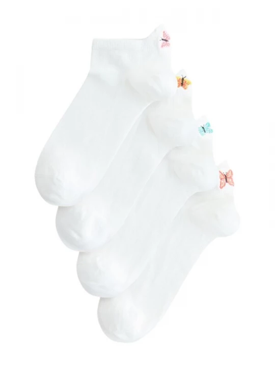 Foto van product Next Sokken lichtblauw / geel / rosa / wit
