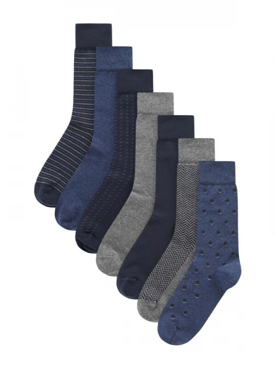 Foto van product Next Sokken navy / donkerblauw / grijs / zwart