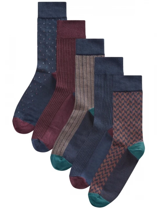 Foto van product Next Sokken navy / donkerbruin / aubergine