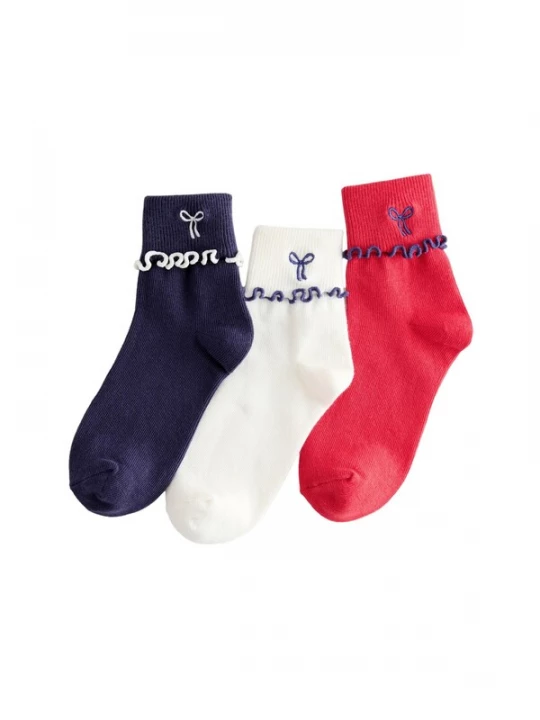 Foto van product Next Sokken navy / grenadine / wit